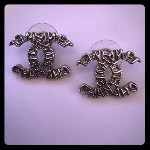 Designer Inspired Earrings - Silver